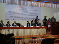 The Governor of Jammu & Kashmir State addressing the audience